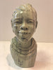 Batter Jade Stone Sculpture of African Woman