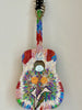 Elton - Glass Art Guitar Sculpture