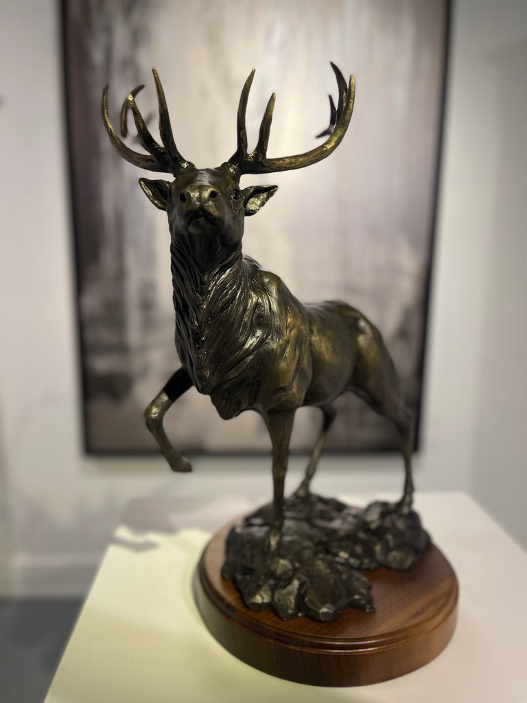 Elk Sculpture by Larry Solomon