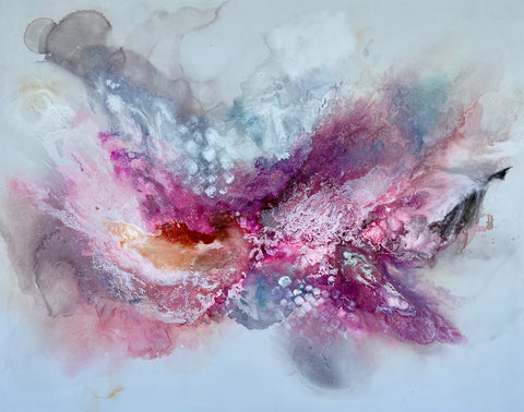 Rose Angel Wings- Abstract Artwork