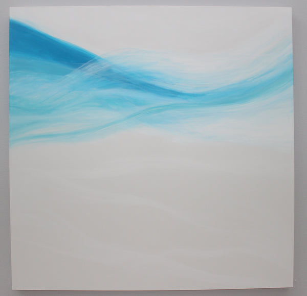 South Beach Poolside Abstract Painting