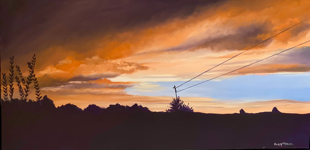 Sunset From Taos by Suzy Moritz-Rawdin