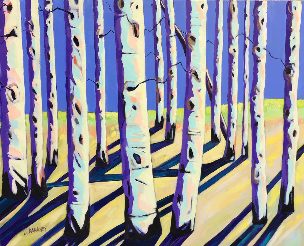 Trees and Shadows Landscape Art