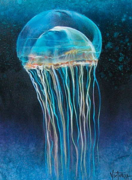 Crystal Jelly - Original Oil Painting