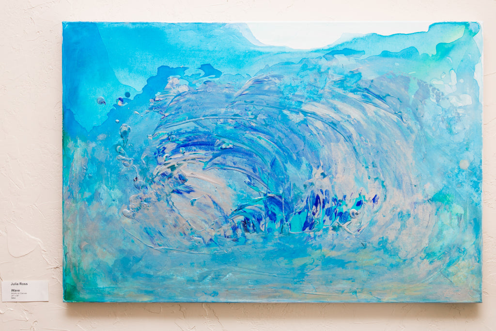 Wave by Julia Ross Acrylic on Canvas
